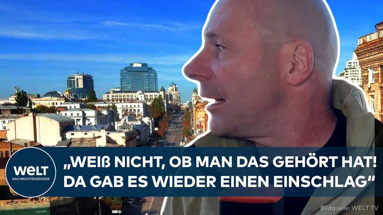 UKRAINE-KRIEG: "Da gab es wieder einen Einschlag!" Plötzlich kracht es während der Schalte