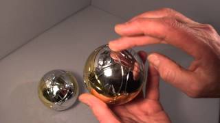 Unboxing: Metalised Megaminx Ball Puzzles. GOLD & SILVER (Limited Edition)