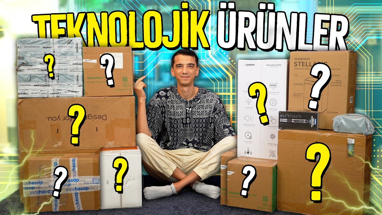 Sadece Teknolojik Ürünler! Toplu Paket Açılışı