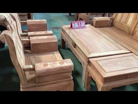 Bộ bàn Ghế ÂU Á Hộp Đoản dài 2m40 giá chỉ 18tr mộc gỗ gõ đỏ(Xưởng Gỗ Giá Gốc)