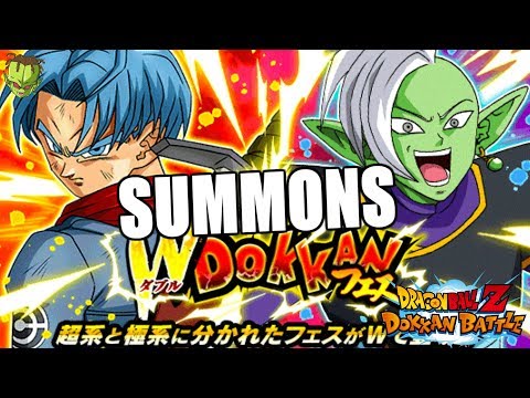 LETS GO! SUMMONS A POR EL NUEVO ZAMAS Y EL NUEVO TRUNKS! | Dokkan Battle en Español Video