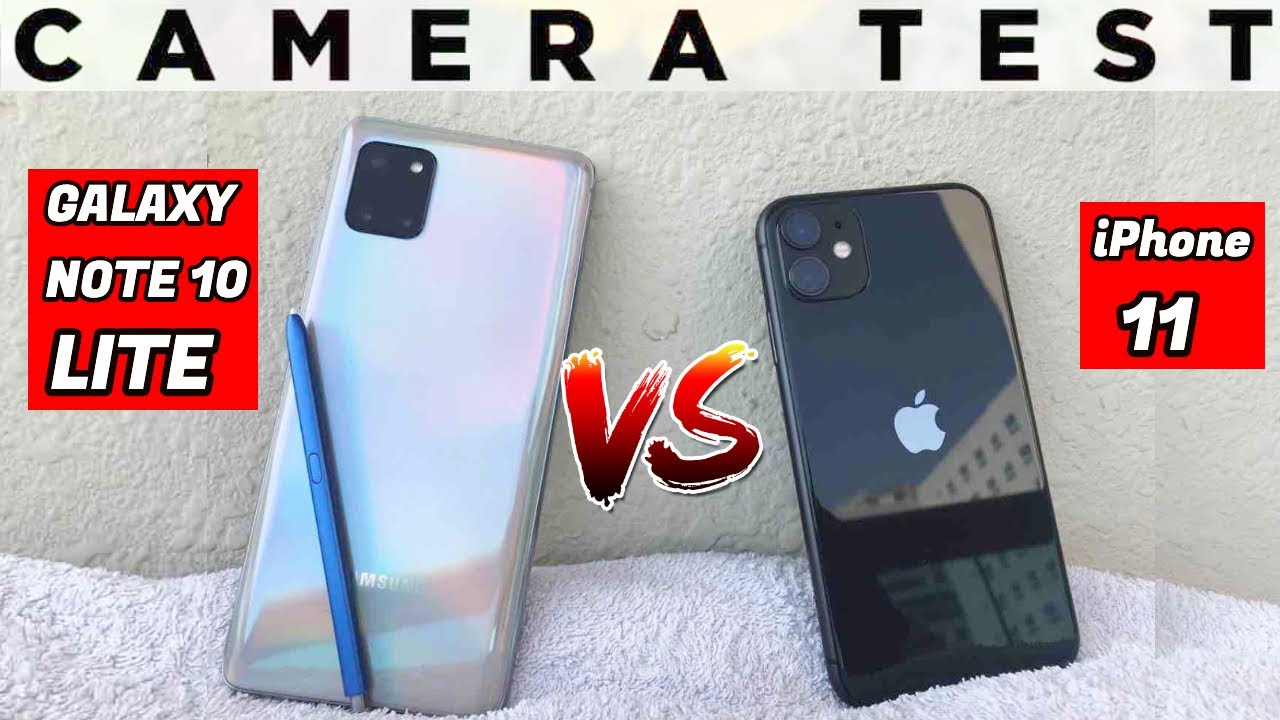 Galaxy Note 10 Lite vs iPhone 11 Camera Comparison