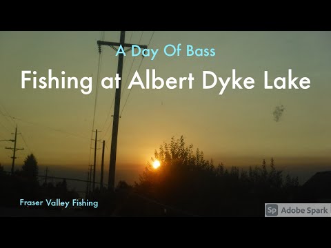 A Day Of Bass: Fishing at Albert Dyck Lake