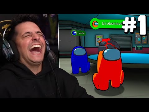 CORINGA jogando AMOUNG US 3D com os amigos da frança! ep 1