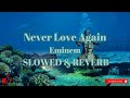 Eminem - Never Love Again (slowed & reverb)
