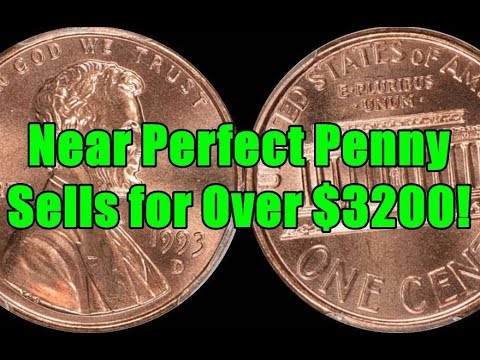 INSANITY!  Near Perfect 1993 Lincoln Penny Sells for $3200!  High Grade Moderns Trending Higher?