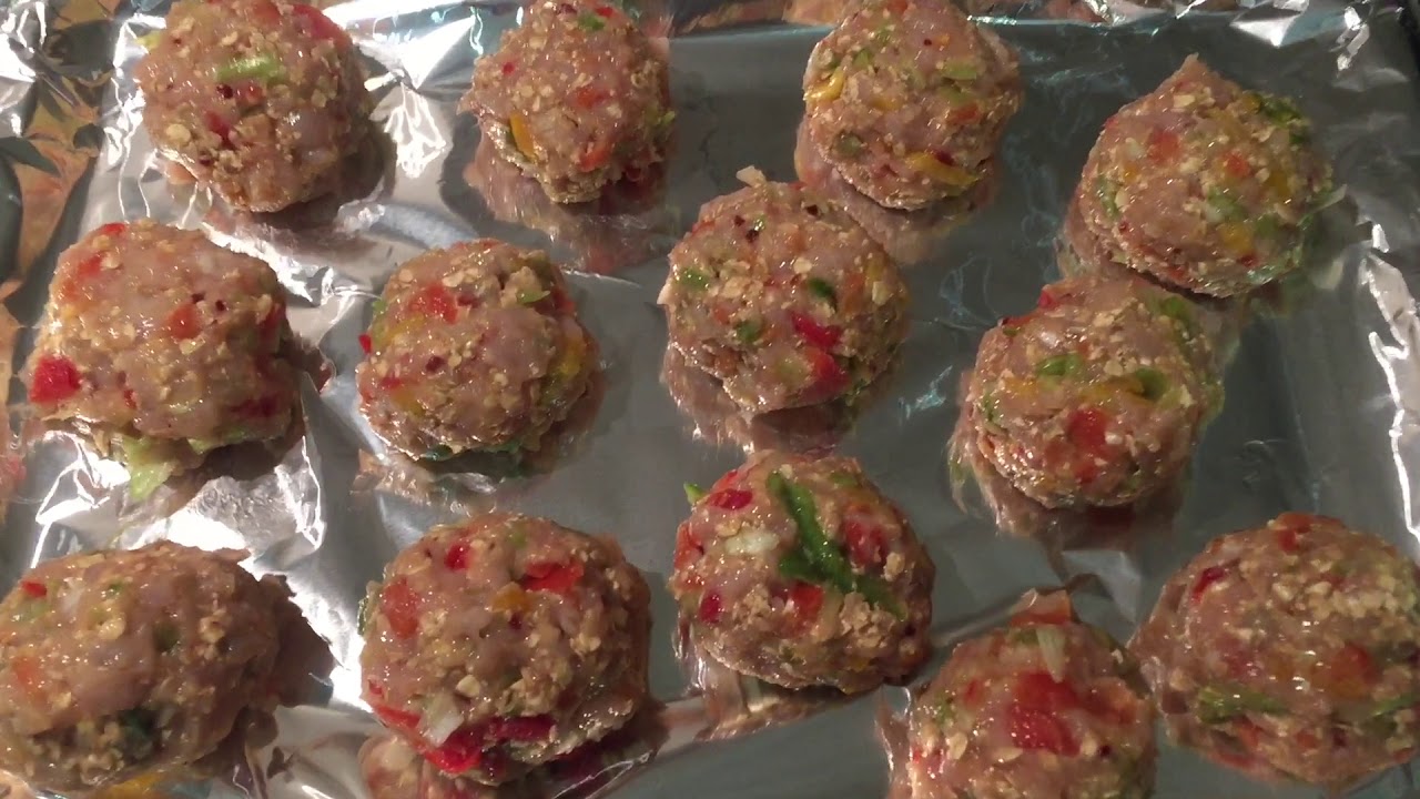 Asian style Chicken Meatballs