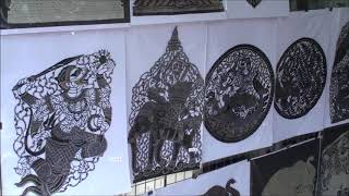 LA SCULPTURE SUR PEAU DE BUFFLE...UNE MERVEILLE EN THAÏLANDE....