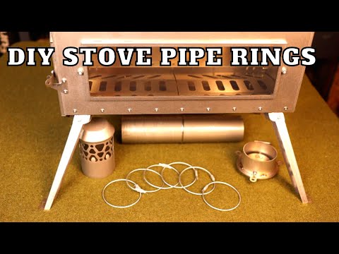 Hot Tent Hack / Make your own stove pipe rings