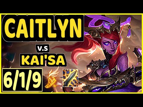 FORG1VEN (CAITLYN) vs KAI'SA - 6/1/9 KDA BOTTOM ADC CHALLENGER GAMEPLAY - EUW