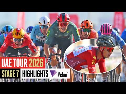 More MONSTER watts 💥 | UAE Tour 2026 Stage 7 Highlights