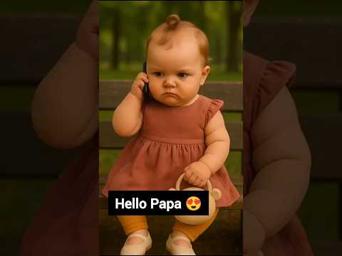 hello Papa😍🤭#usa #cutebaby #usashorts#cute #alomama #adorablemoments #indonesia #papa