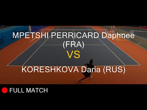 MPETSHI PERRICARD Daphnee (FRA) VS KORESHKOVA Daria (RUS) - Open Super 12 Auray 2020