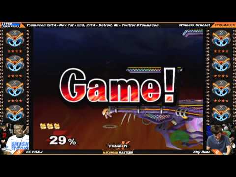 Youmacon 2014 - SS PB&J vs Shy Dude - SSBM