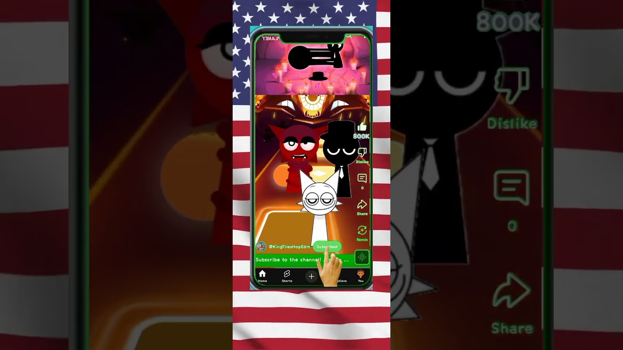 Incredibox Sprunki Sinner Edition: WANDA & BLACK BECOME SIGMA #incredibox #incrediboxsprunki #shorts