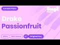 Drake Passionfruit Karaoke Piano