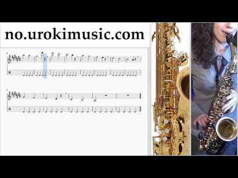 Saksofon Kurs (Tenor) David Guetta, Justin Bieber - 2U Trening Studie Del 1 øvelser um-i935