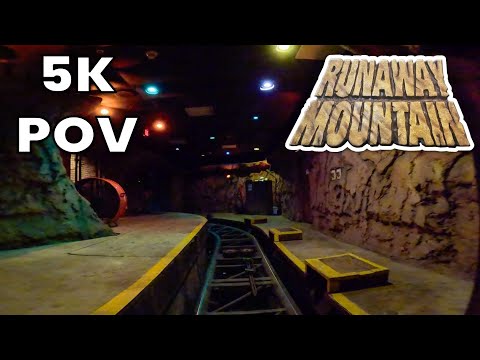 Front row point of view footage of Runaway Mountain