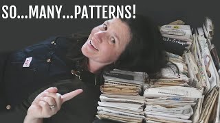 Vintage Pattern Haul || $60 bought me HOW MANY patterns?