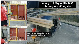 matibay na pintura para sa scaffolding g.i pipe metal repaint and restore #diy #tips  #craft