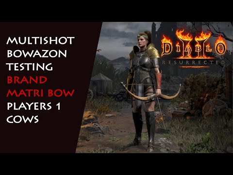 Physical Bowazon Series: Brand Matriarchal Bow, P1 Cows - Diablo 2 Resurrected