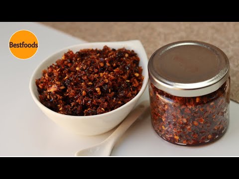 Chilli Paste│Homemade Chili Paste With Less oil│How To Make Chilli Paste│Chilli Paste Recipe│Chilli