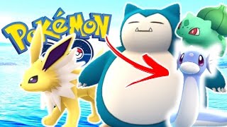 Pokemon GO - CATCHING SNORLAX, DRATINI & BULBASAUR! (Pokemon GO Gameplay) #7