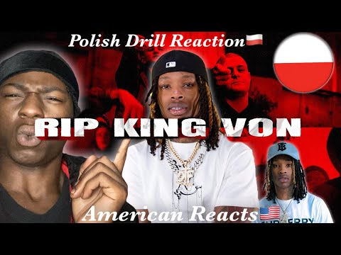 AMERICANS REACT TO POLISH DRILL! WHITE WIDOW - RIP KING VON (Official Video) #PolishDrill
