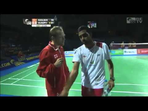 SF - MS - Viktor Axelsen (DEN) vs Rajiv Ouseph (ENG) - EMTC 2013