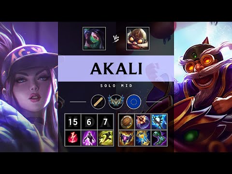Akali Mid vs Corki - EUW Challenger Patch 25.08