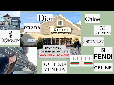Compras de luxo com desconto em Woodbury Common Outlets Dior, Gucci, Prada, YSL, Celine, Chloe, Bottega