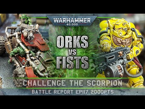 Imperial Fists vs Orks Warhammer 40K Battle Report 9th Edition 2000pts CTS117 BREAKNECK SPEEDY BOYZ!