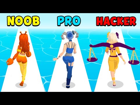 NOOB vs PRO vs HACKER - Zodiac Runner - YouTube
