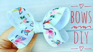 Hair Bows for Girls / Make Ribbon Bow / Hair Bows Tutorial