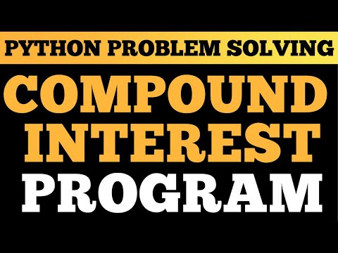 Python Programming Calculation Of Compound Interest Using Python Programming