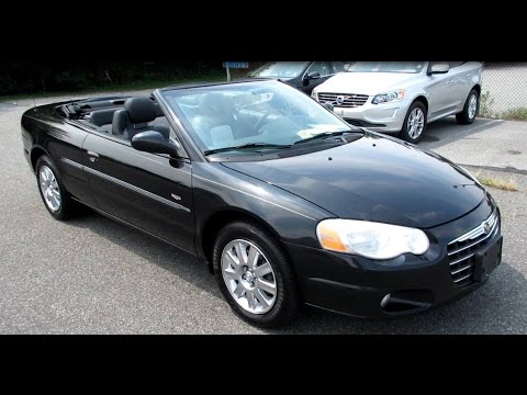 *SOLD* 2004 Chrysler Sebring Touring Platinum Walkaround, Start up, Exhaust and Overview