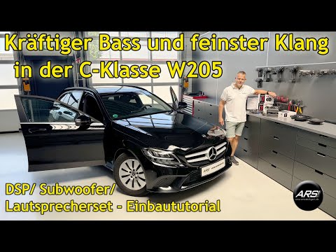 C-Klasse Soundsystem verbessern | DSP-Endstufe, Helix Lautsprecher und Subwoofer | Einbaututorial