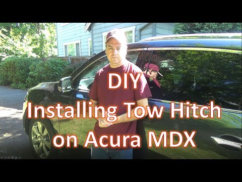 Installing a Tow Hitch on an Acura MDX