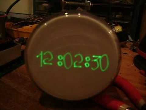 Oscilloscope scope clock OSC4.7 oscillator adjustment.