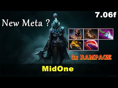 MidOne - phantom assassin New Meta 3x Rampage - Dota 2 7.06f