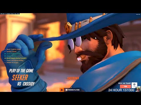 SEEKER IS SHOWING HIS AIM AS CASSIDY! POTG! [ OVERWATCH 2 TOP 500 SEASON 3 ]