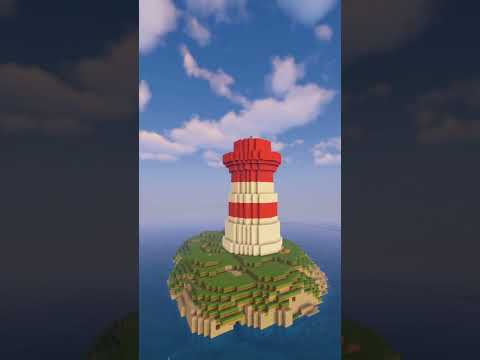 Unbelievable Build: Epic LIGHTHOUSE TOWER in Minecraft #shorts