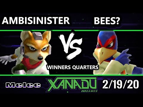 S@X 342 Winners Quarters - Ambisinister (Fox) Vs. Bees? (Falco) Smash Melee - SSBM