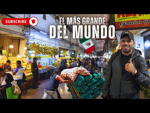 The LARGEST market in the WORLD is in Mexico; Central de Abastos de la CDMX