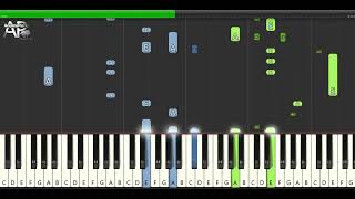Whitesnake - The Deeper The Love | Adelina Piano synthesia tutorial