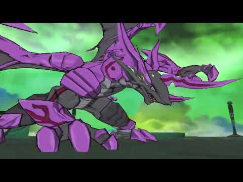 Delta Dragonoid Vs Omega Leonidas - Battle At The Park | Bakugan Battle Brawlers