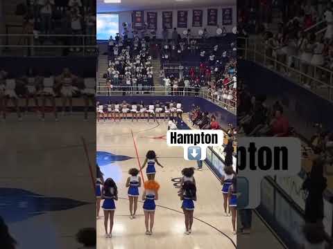 Hampton 💙⚓️🤍 vs Howard ❤️🦬💙 Cheer