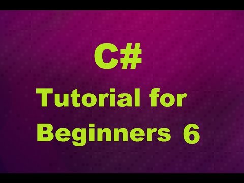C# Tutorial for Beginners 6 - C# Arrays