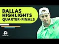 Isner & Pospisil Clash; Opelka, Fritz In Action | Dallas 2022 Quarter-Final Highlights