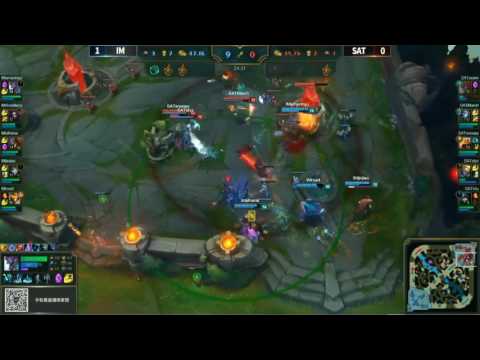LoL Highlights SAT vs IM Game 2   LPL Summer 2016 18 06 2016   Saint Gaming vs I May